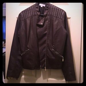 Plum Fo-leather jacket